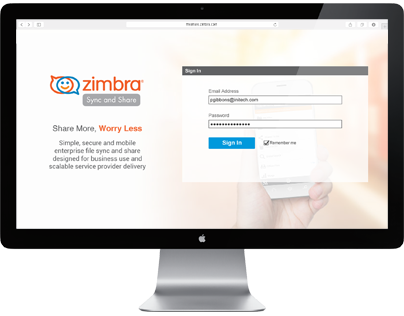 Zimbra Sync and Share Web Client (2014)