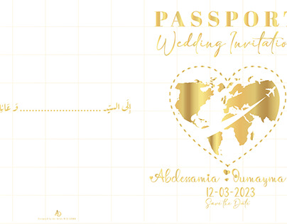 MY WEDDIND Invitation designed by ME with LOVE
