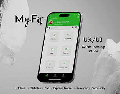 Project thumbnail - My Fit Super App | UX/UI Case study | Figma | Mobile