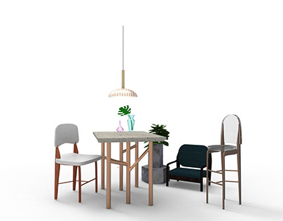Digital renderings-Furniture