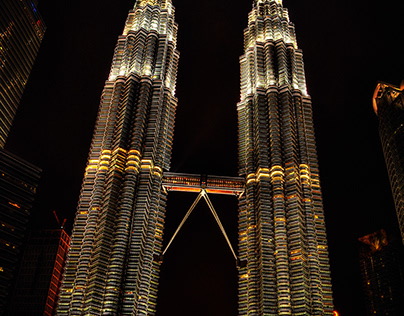 Night vs. Day - Petronas Twin Towers