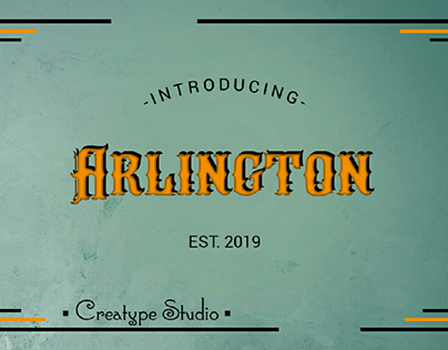 ARLINGTON -  FREE FONT