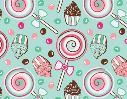 Cupcakes and Lollipops for patterndesigns.com