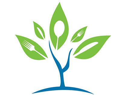 Green Food Logo Design