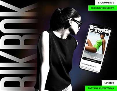 E-commerce Bikbok. Redesign concept
