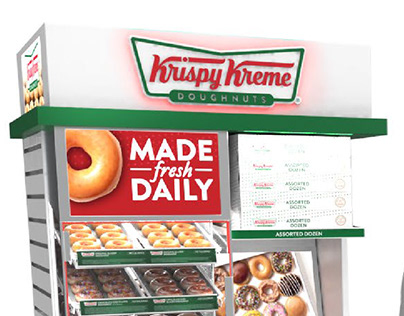 Krispy Kreme Assemble and Go Displays