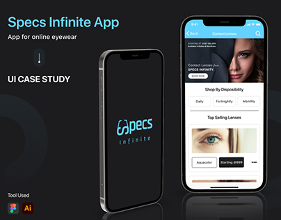 iOS UI Case Study-Online Eyewear App