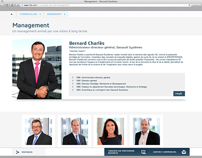 Headshots CEO Dassault Systèmes (Web and Annual report)