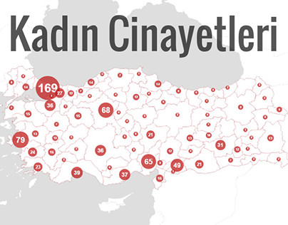 Interactive map of femicide in Turkey 