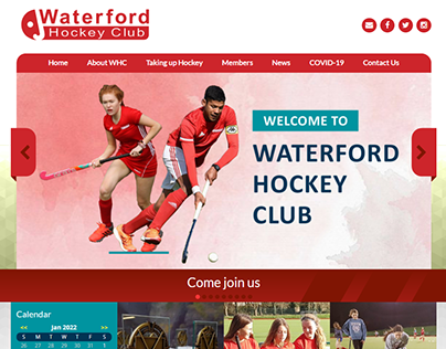 Waterford Hockey Club Website Development