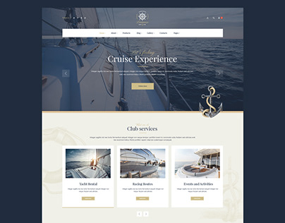 Lamaro - Yacht club UI-design
