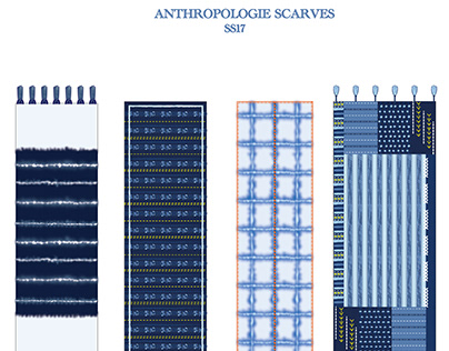 ANTHROPOLOGIE SCARVES- SS17
