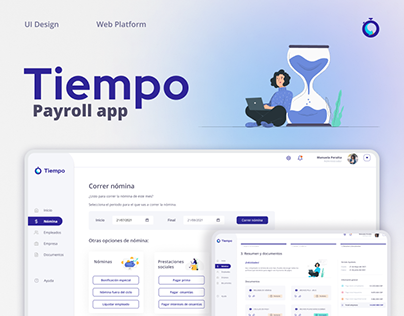 Tiempo: Payroll Platform | UI Web Design