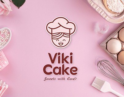 Viki Cake. Logo and identity