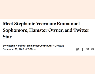 Stephanie Veerman Her Campus Article