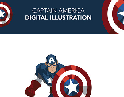 ''Thor & Captain America'' Digital Illustration