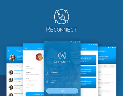 Reconnect Application Design (Android and iOS)