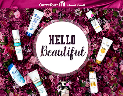 P&G + Carrefour. "Hello Beautiful". Autumn 2015.