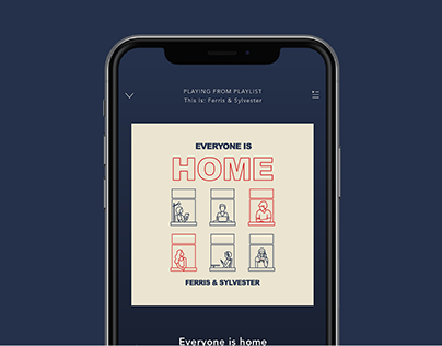 Ferris & Sylvester 'Everyone is Home' single artwork