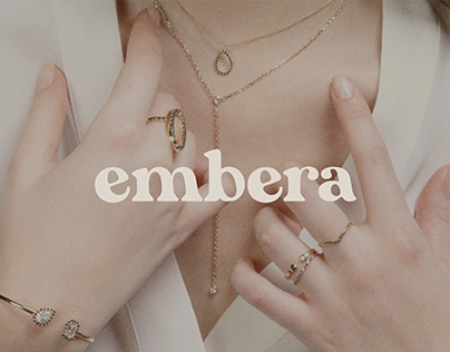 "EMBERA" Jewellery | logo design