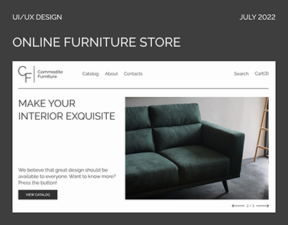 Online furniture shop