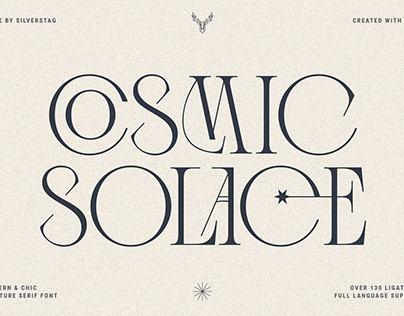Cosmic Solace - Ligature Serif Font