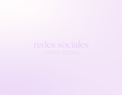 • REDES SOCIALES: SORBOS •