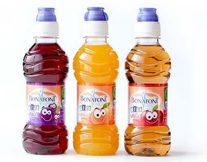 Bonafont Danone kids bottle design
