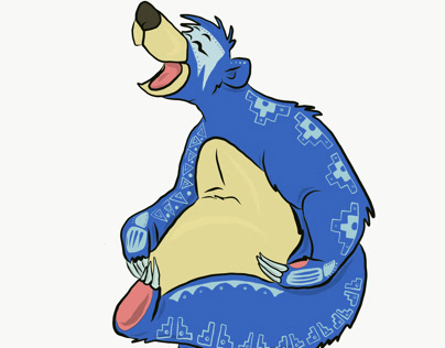 Matho thohca (blue bear)