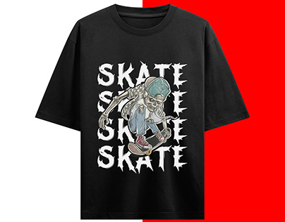 Skater T-shirt Design