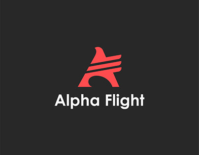 ALPHA FLIGHT-AIRLINE BRAND LOGO