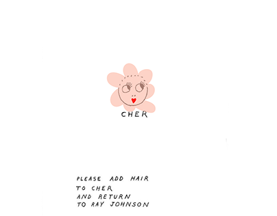 "Please add hair to Cher" → illustration series.
