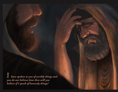 Christ meets with Nicodemus