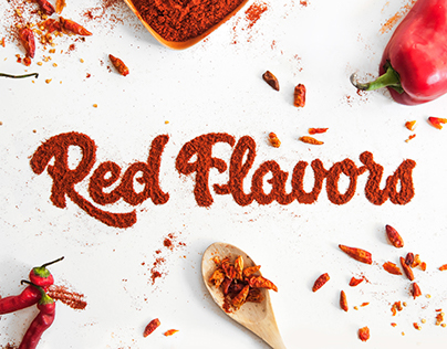 Red Flavors visual identity