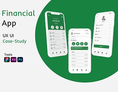 Financial App UX UI Design