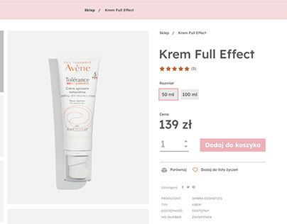 Krem Full Efect :) Product page