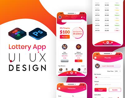 lottery App (UX/UI Design)