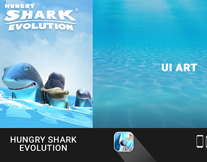 Hungry Shark Evolution: UI Art