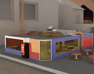 Architectural Vizualization 3D - Diner