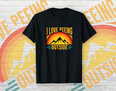 Adventure Hiking T-shirt Design