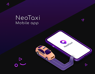 Concept mobile app Taxi