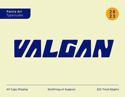 Valgan Display Font