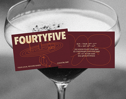 FOURTYFIVE's | Record Based Cocktail Bar