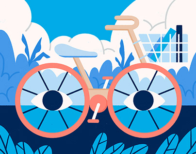 Warby Parker Store Illustrations