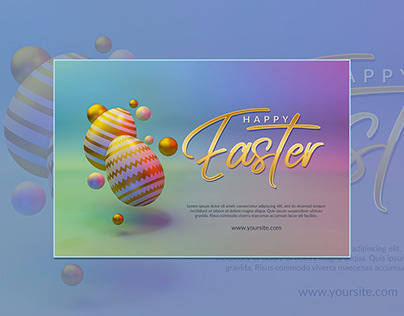 Free Download Happy Easter Template