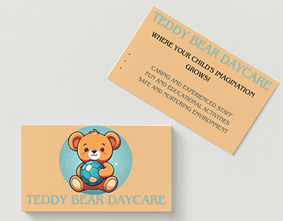 Teddy Bear Daycare Business Card