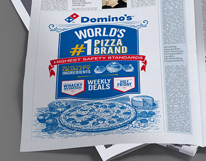 Domino's Newspaper Advertisement