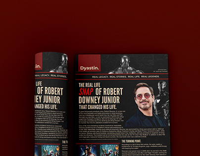 Newsletter Layout ft. Robert Downey JR