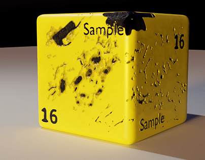 scientific cube sample