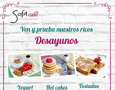 Reel desayunos Sofá Café